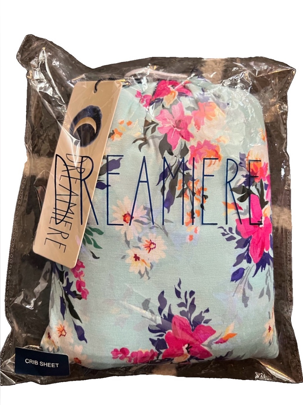 Dreamiere Crib Sheet bamboo floral print NWT